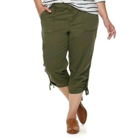 sonoma plus size utility pants